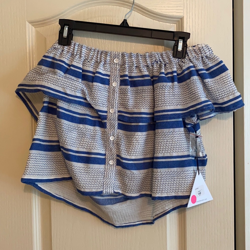 NWT Lost + Wonder Woven Crop Top